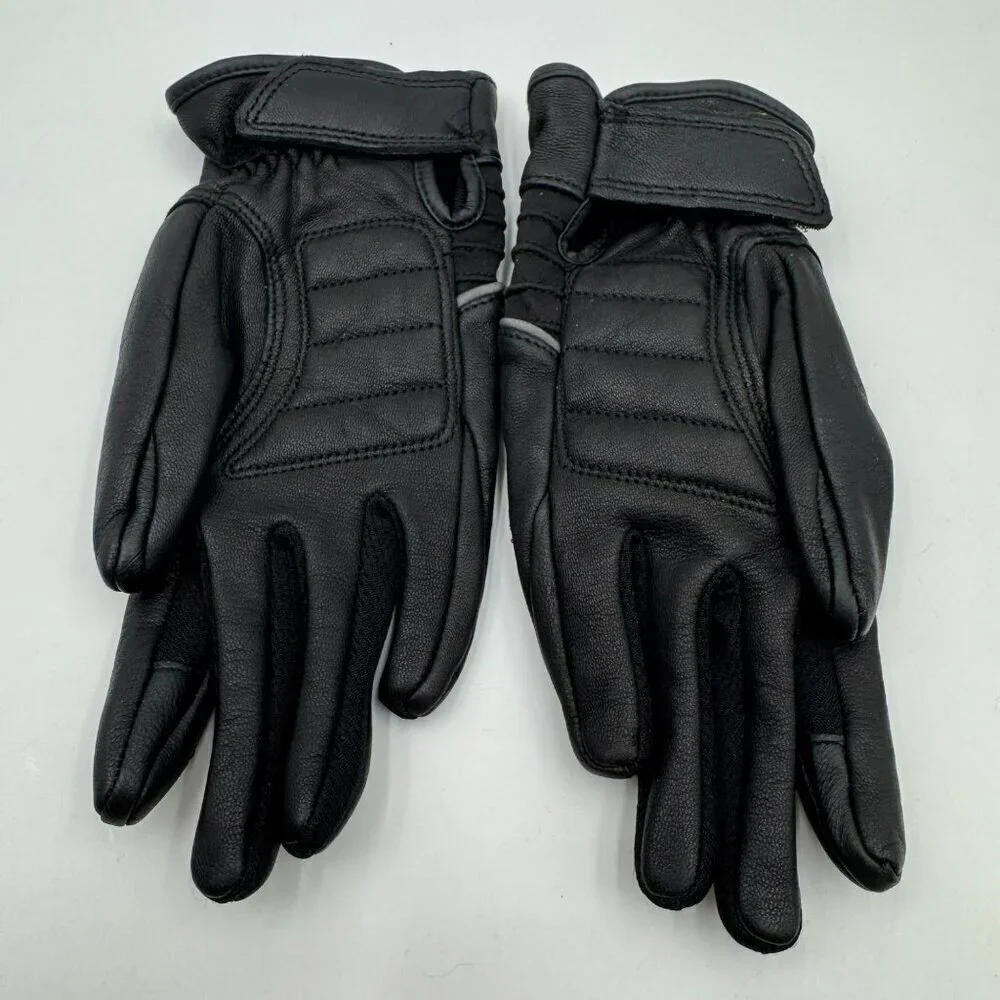 Harley-Davidson Inceptive Leather Black Gloves Womens Small